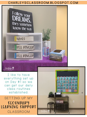 Back to School Prep: Setting Up My Secondary Special Education ...