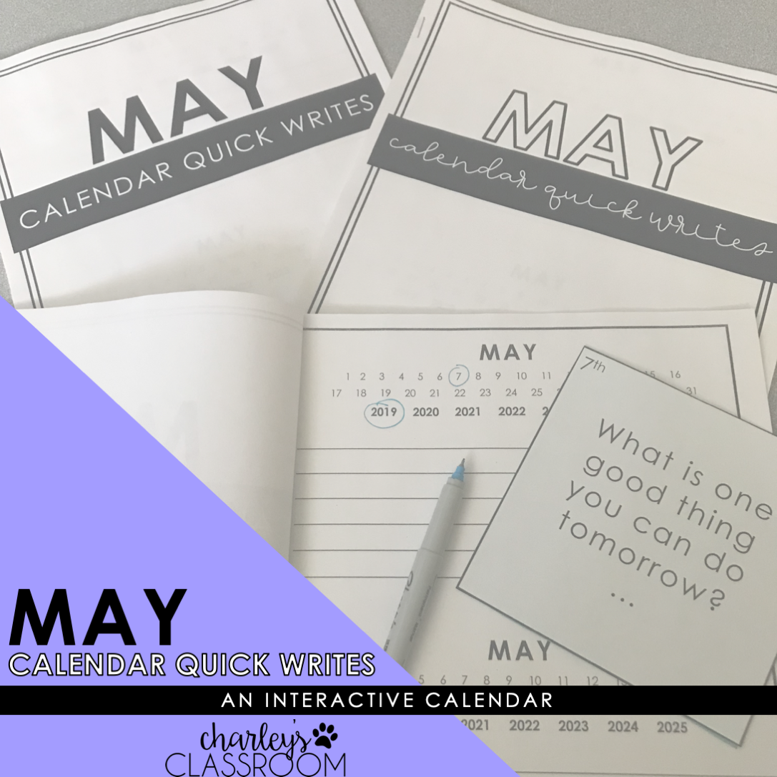 Calendar Quick Writes (May) | An Interactive Writing Calendar