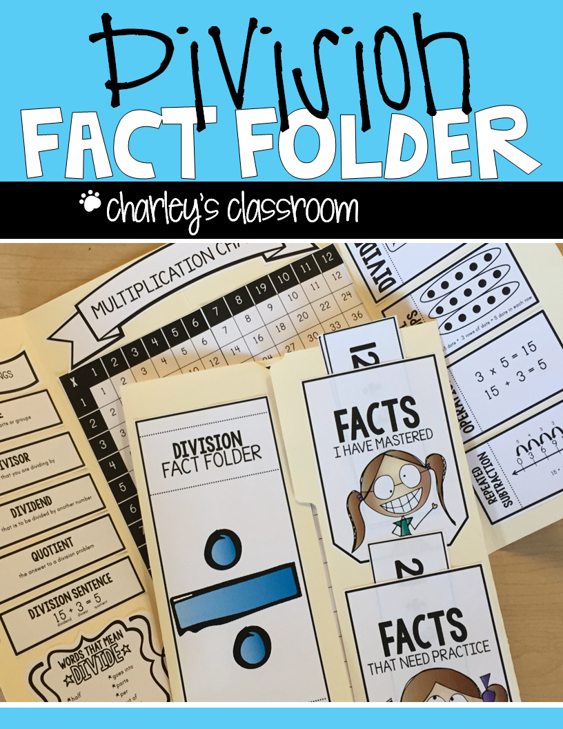 Division Fact Folder (Math)