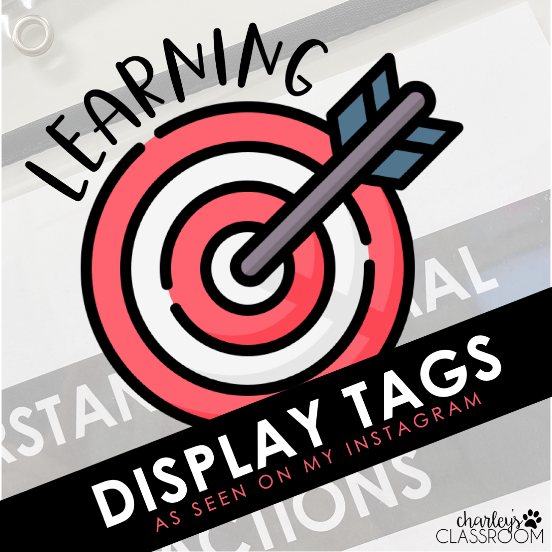 Learning Target Display Tags