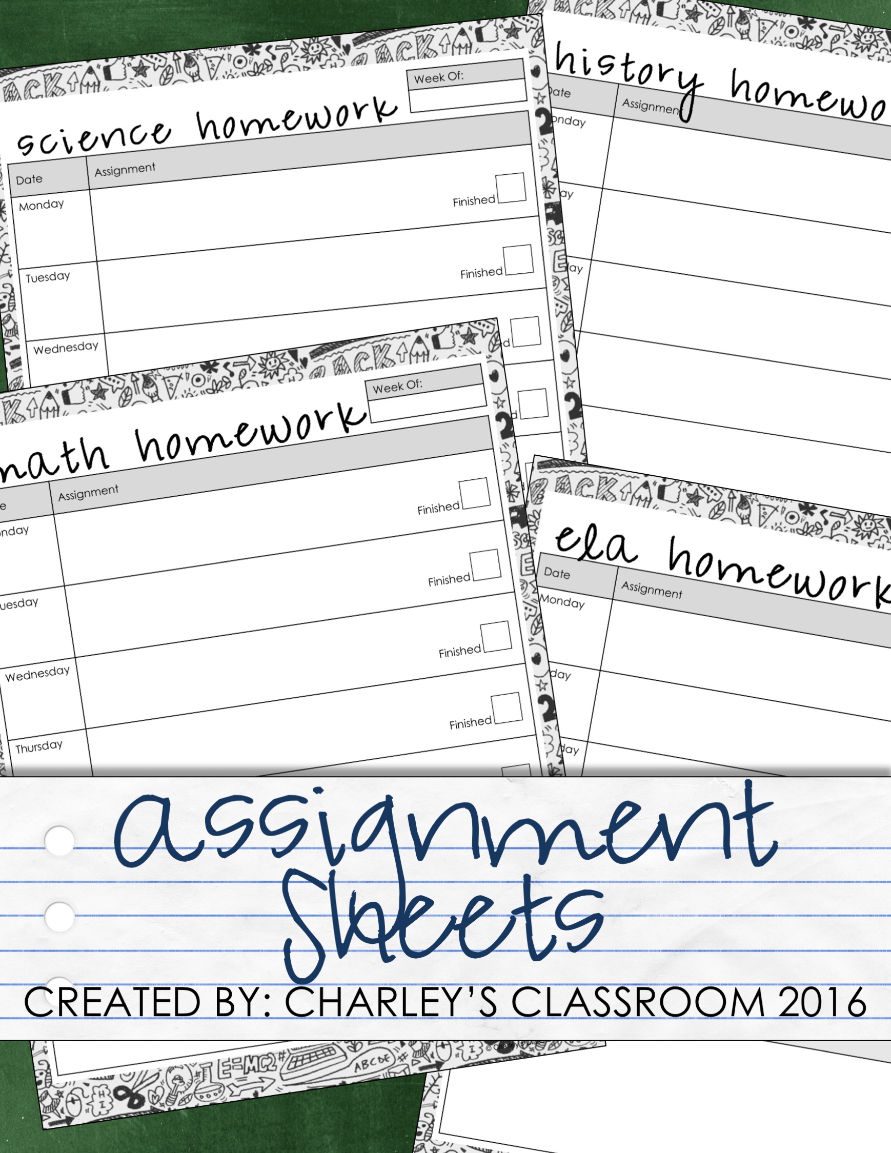 Assignment Sheets