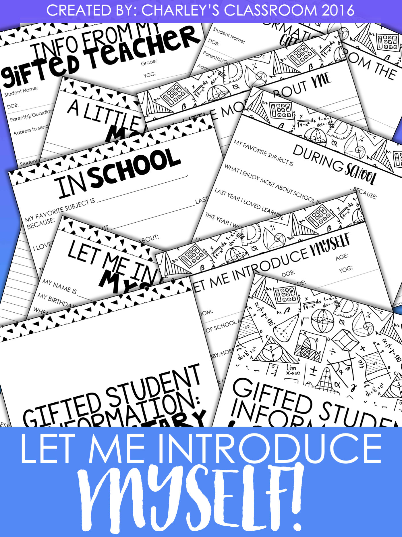 Let Me Introduce Myself! - Get to know your gifted student