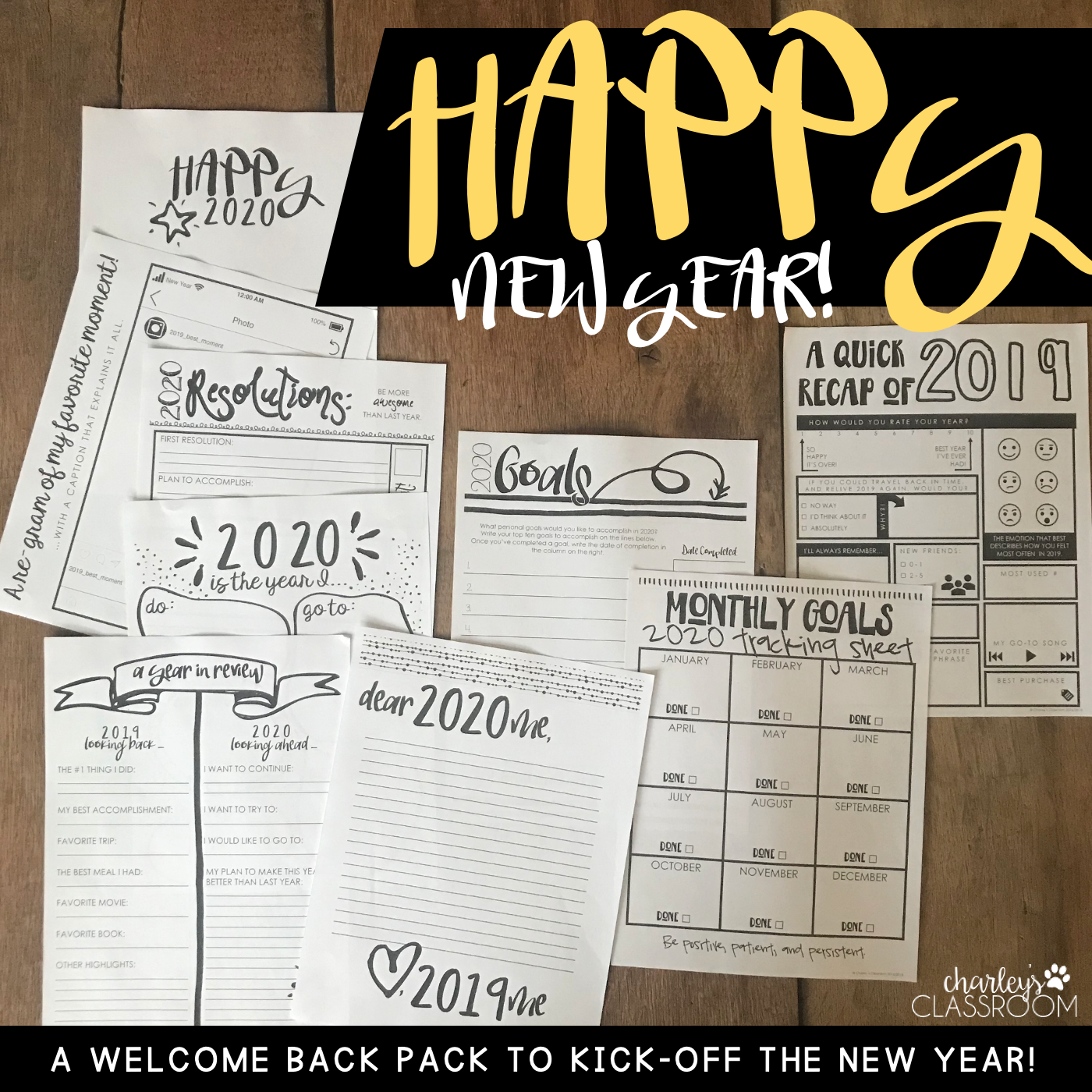 New Year's "Welcome Back" Pack | 2023 New Year's Activities for Google Classroom