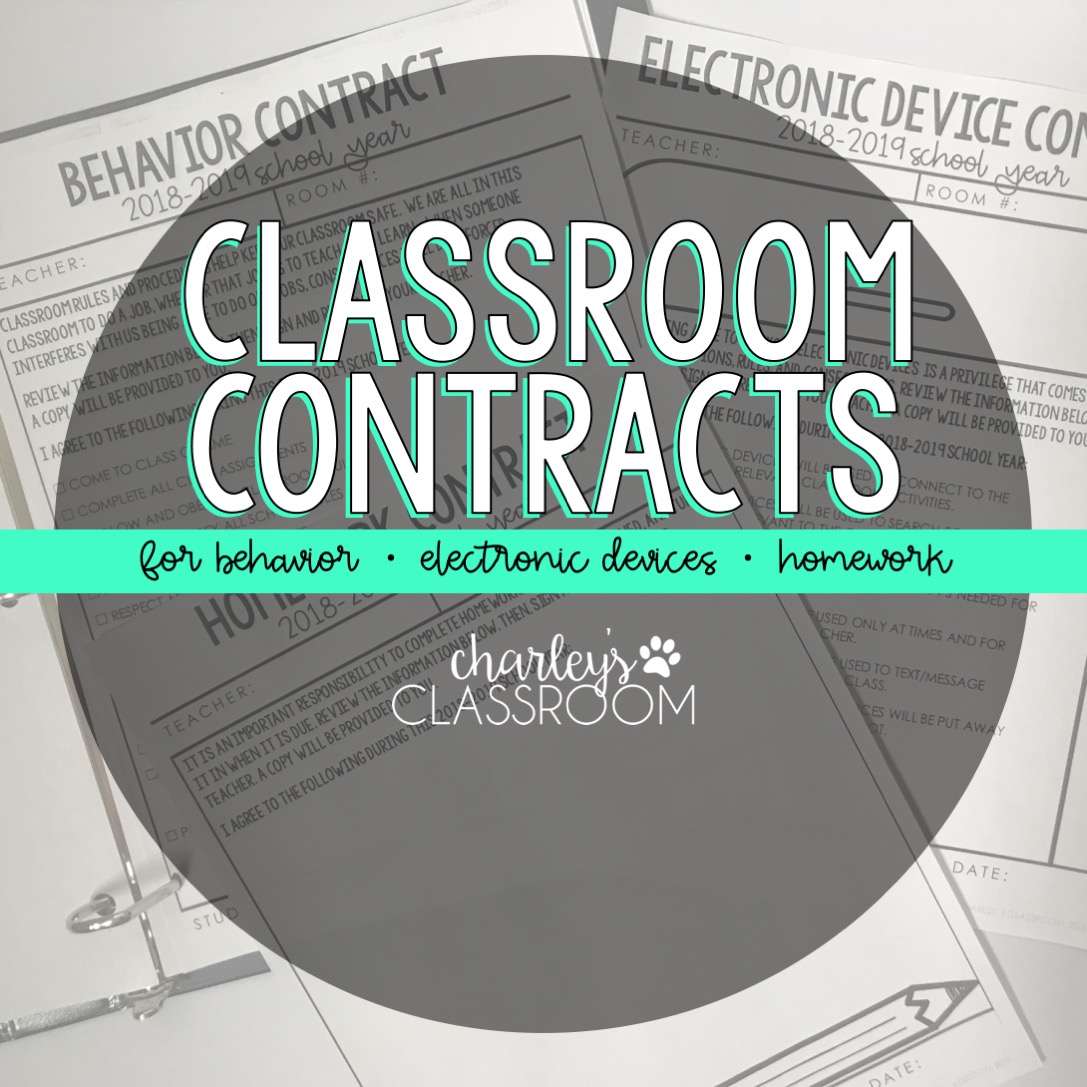 Classroom Contracts | Classroom Management